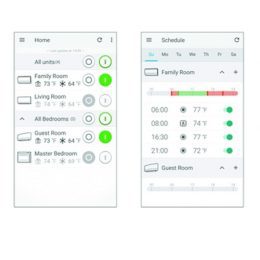 air conditioning app screens