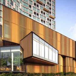 projecta arize hotel sriracha architech rendering front