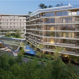 rendering elevated front view the one naiharn condominium phuket