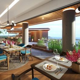 project theone condominium phuket dining area