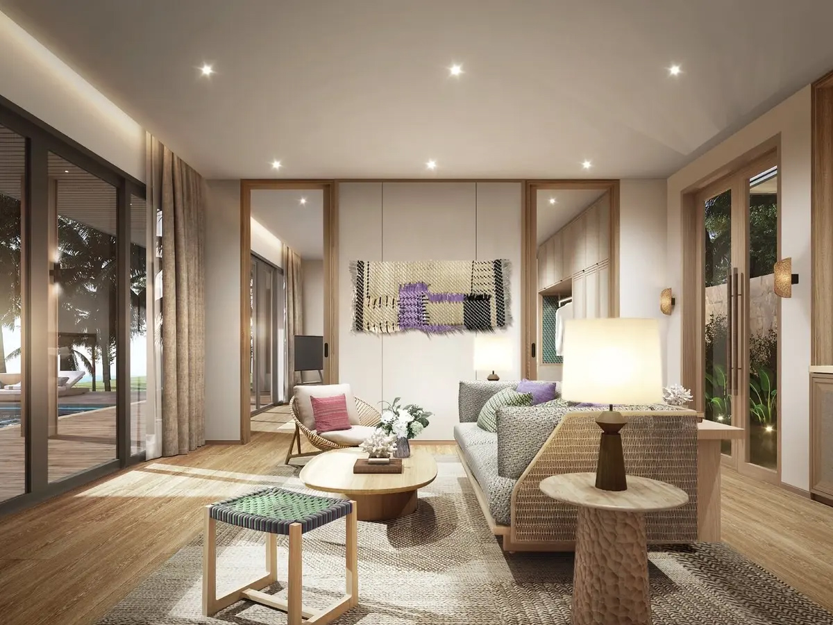 chatrium hotel Rawai livingroom