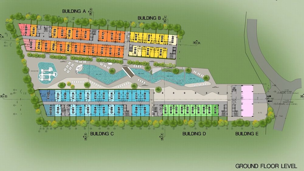 developer resort plan dolce construction project layanp huket