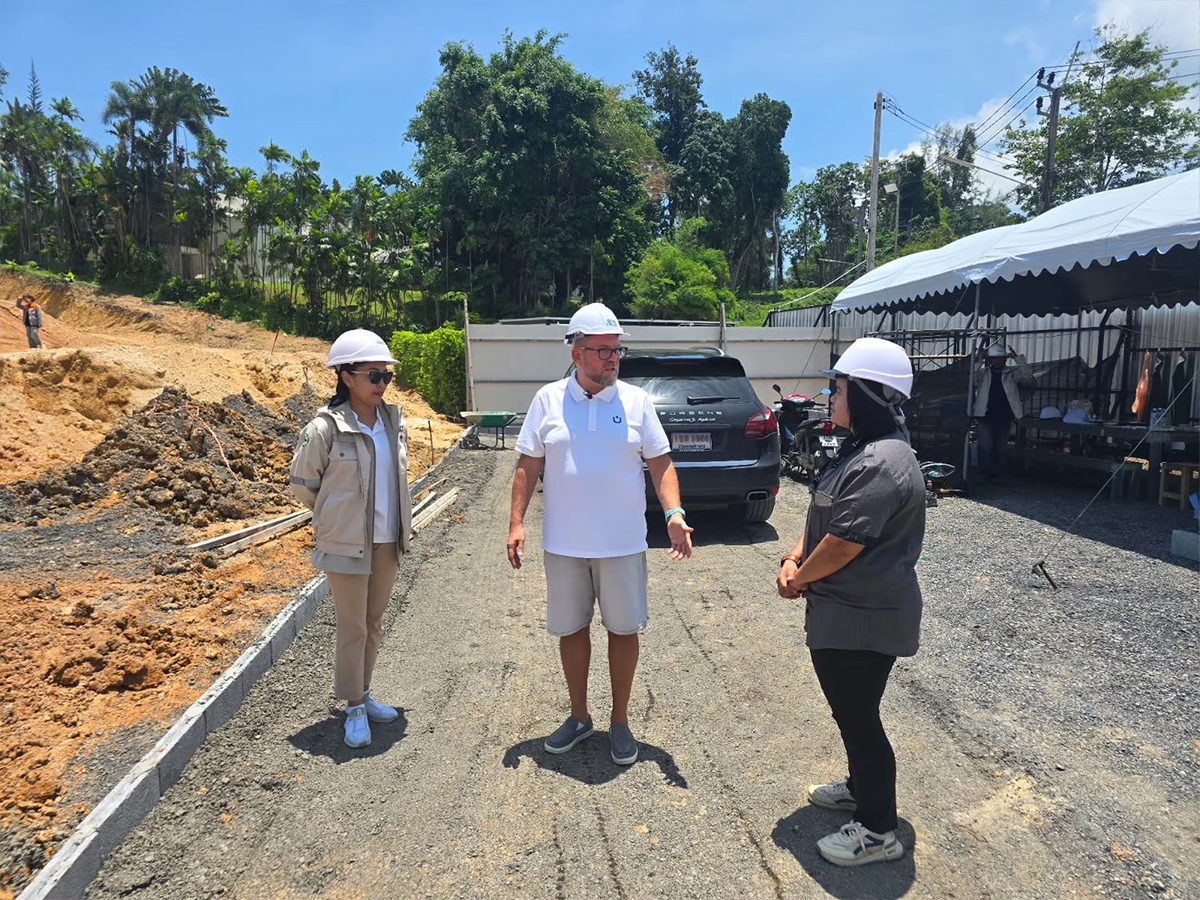 dolce construction hotel project layan phuket directors manager
