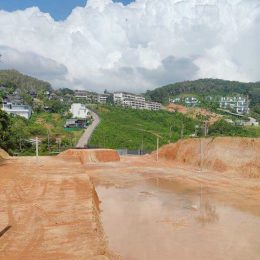 dolce construction hotel project layan phuket groundworks