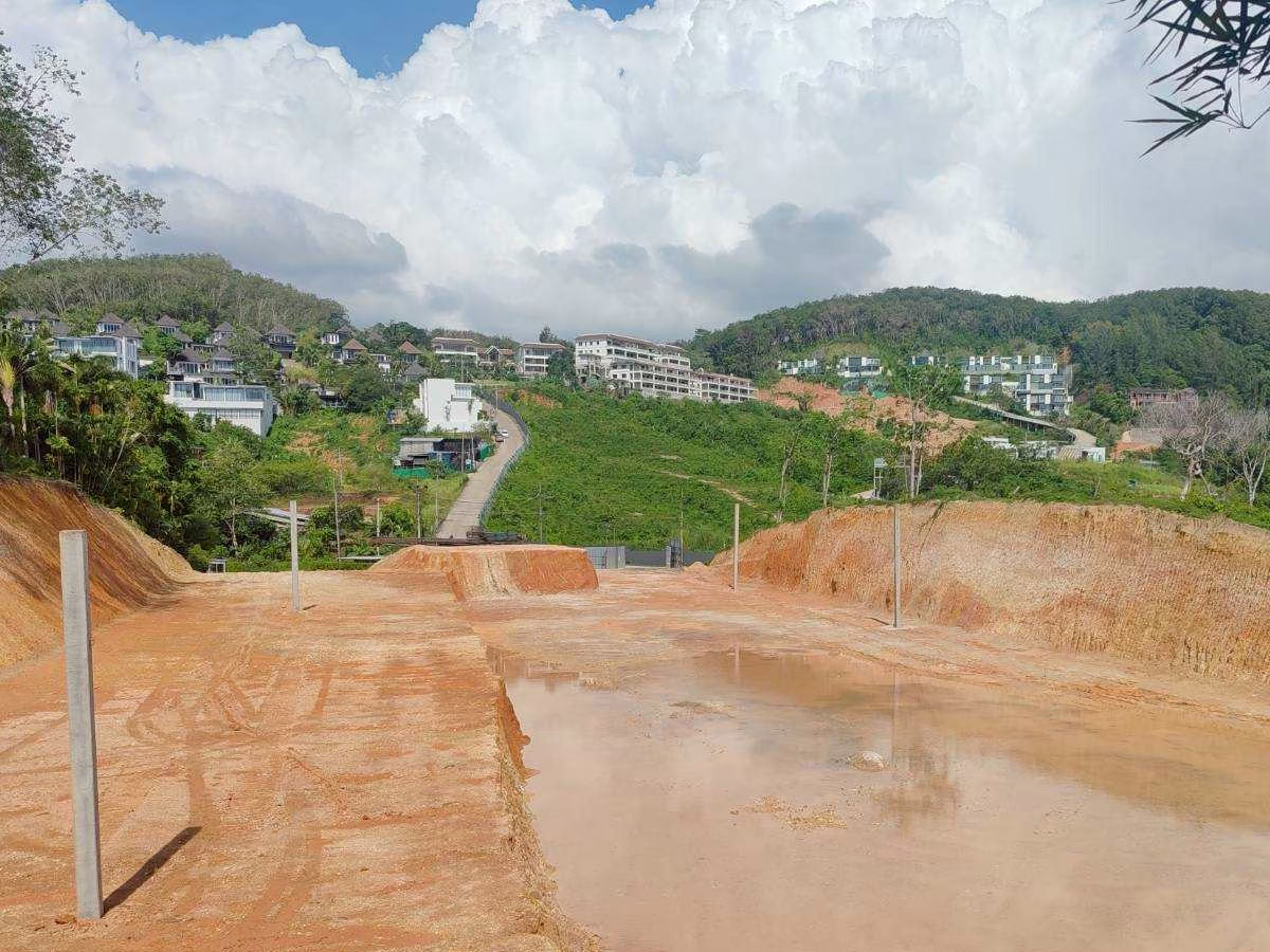 dolce construction hotel project layan phuket groundworks