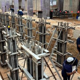 foundation-footing-formwork dolce construction project layan phuket