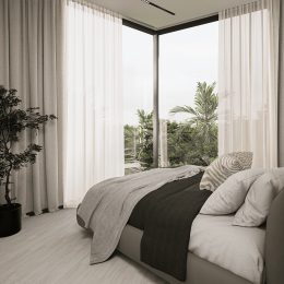 sun hills layan condo unit bedroom